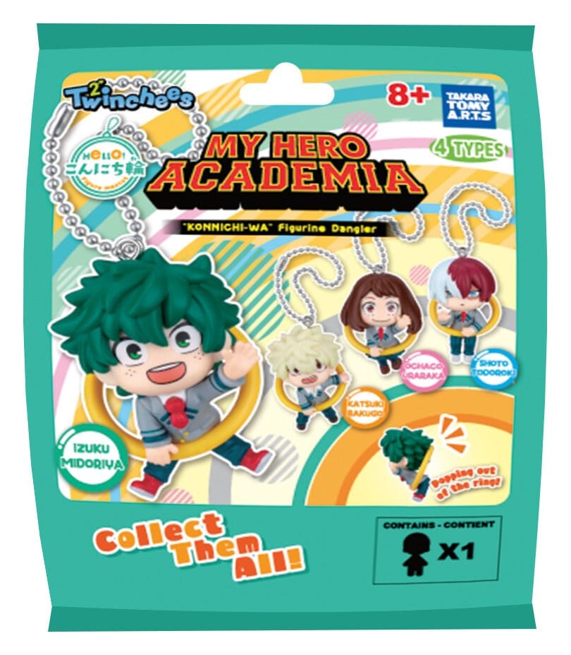 My Hero Academia Konnichi-wa Danglers Keychains 3 cm Mystery Capsule