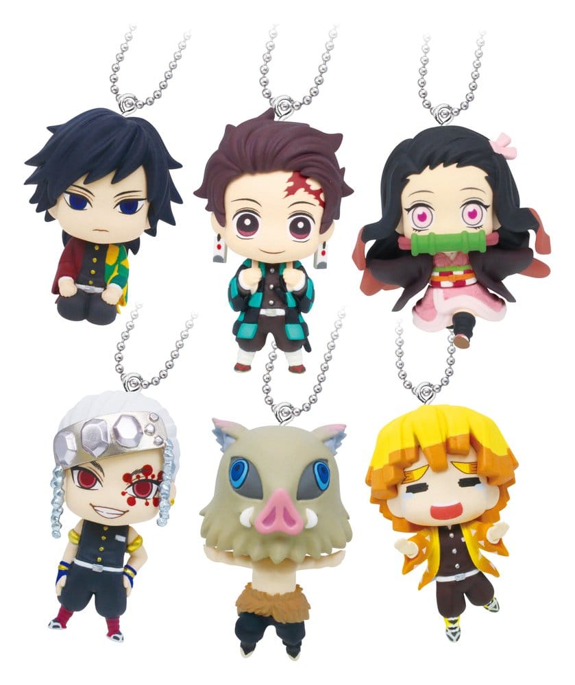 Demon Slayer: Kimetsu no Yaiba Swing Danglers Keychains 3 cm Mystery Capsule