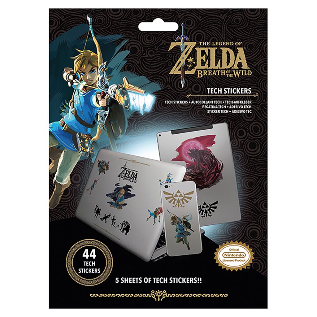 THE LEGEND OF ZELDA (BREATH OF THE WILD) TECH STICKERS