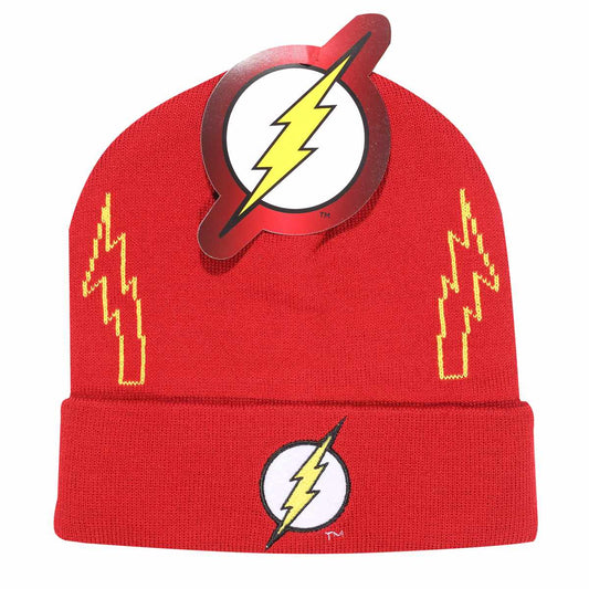 DC Flash Logo Beanie