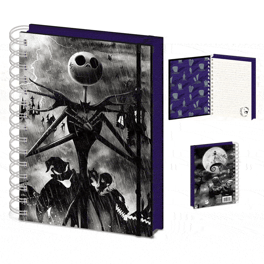 Nightmare Before Christmas (Seriously Spooky) A5 Wiro Notebook