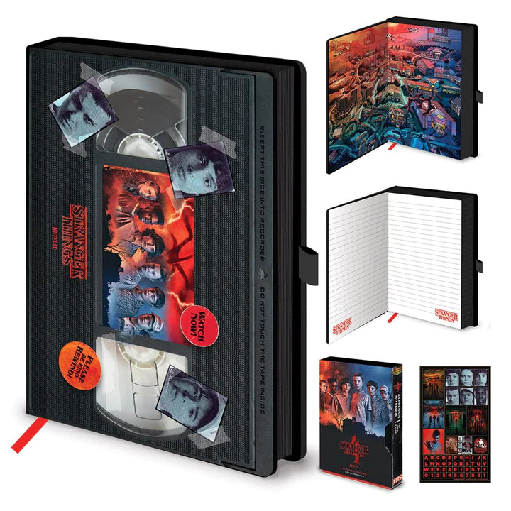 Stranger Things 4 (Season 4 VHS) Notebook