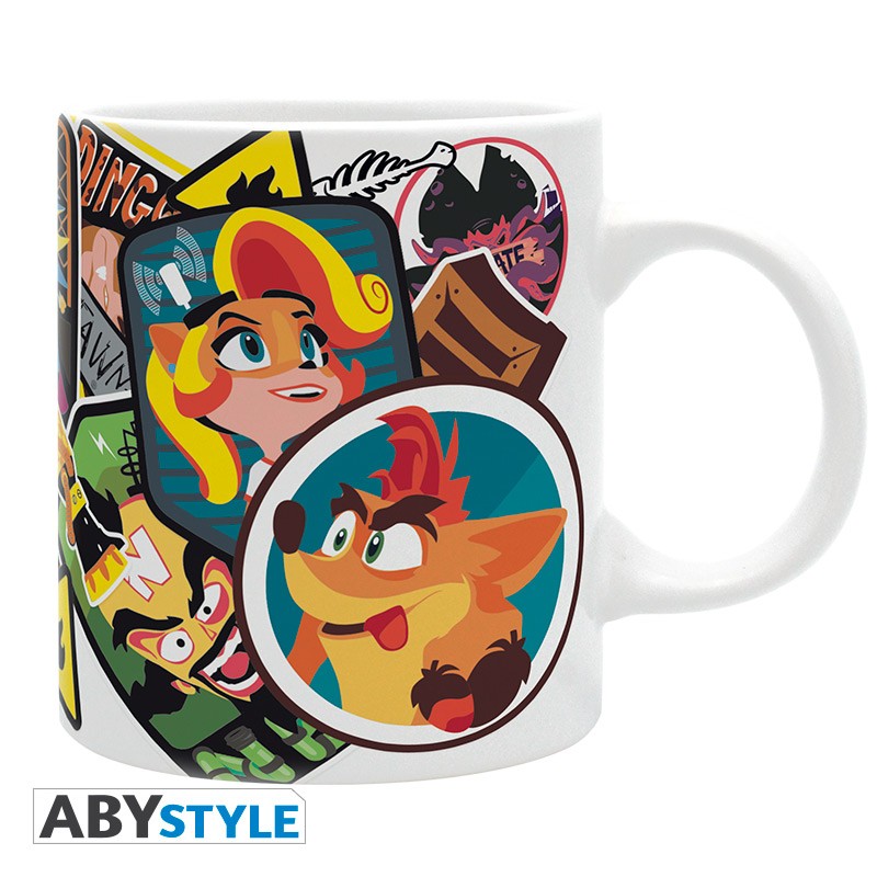 CRASH BANDICOOT Mug Sticker Crash