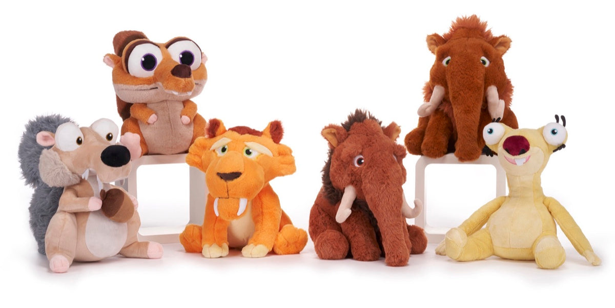 ICE AGE 6 S/3 9.5"/25CM Plush