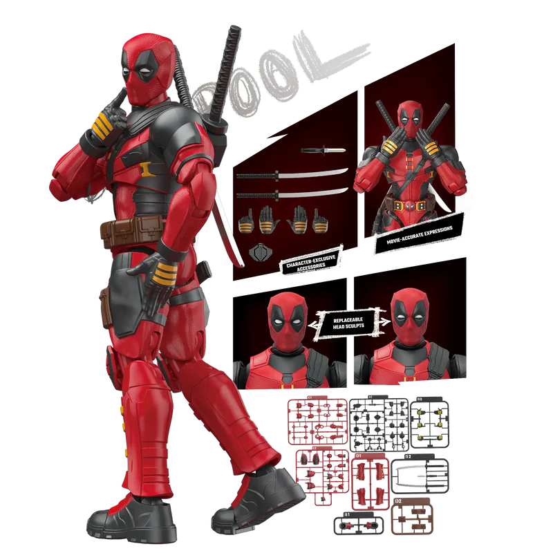 Blokees Marvel Deadpool & Wolverine Champion Class Deadpool Model Kits
