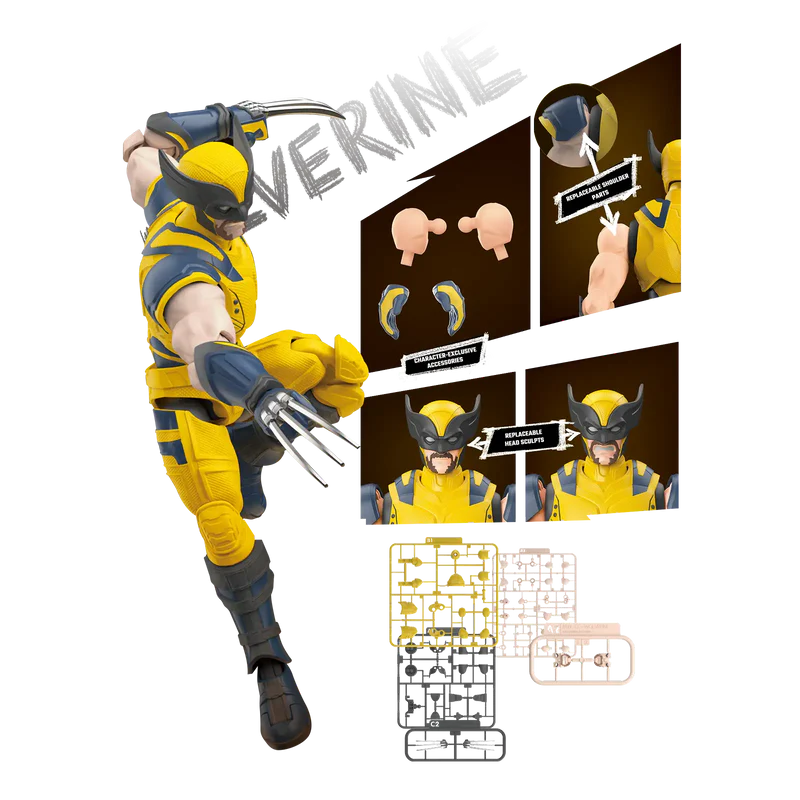 Blokees Marvel Deadpool & Wolverine Champion Class Wolverine Model Kits