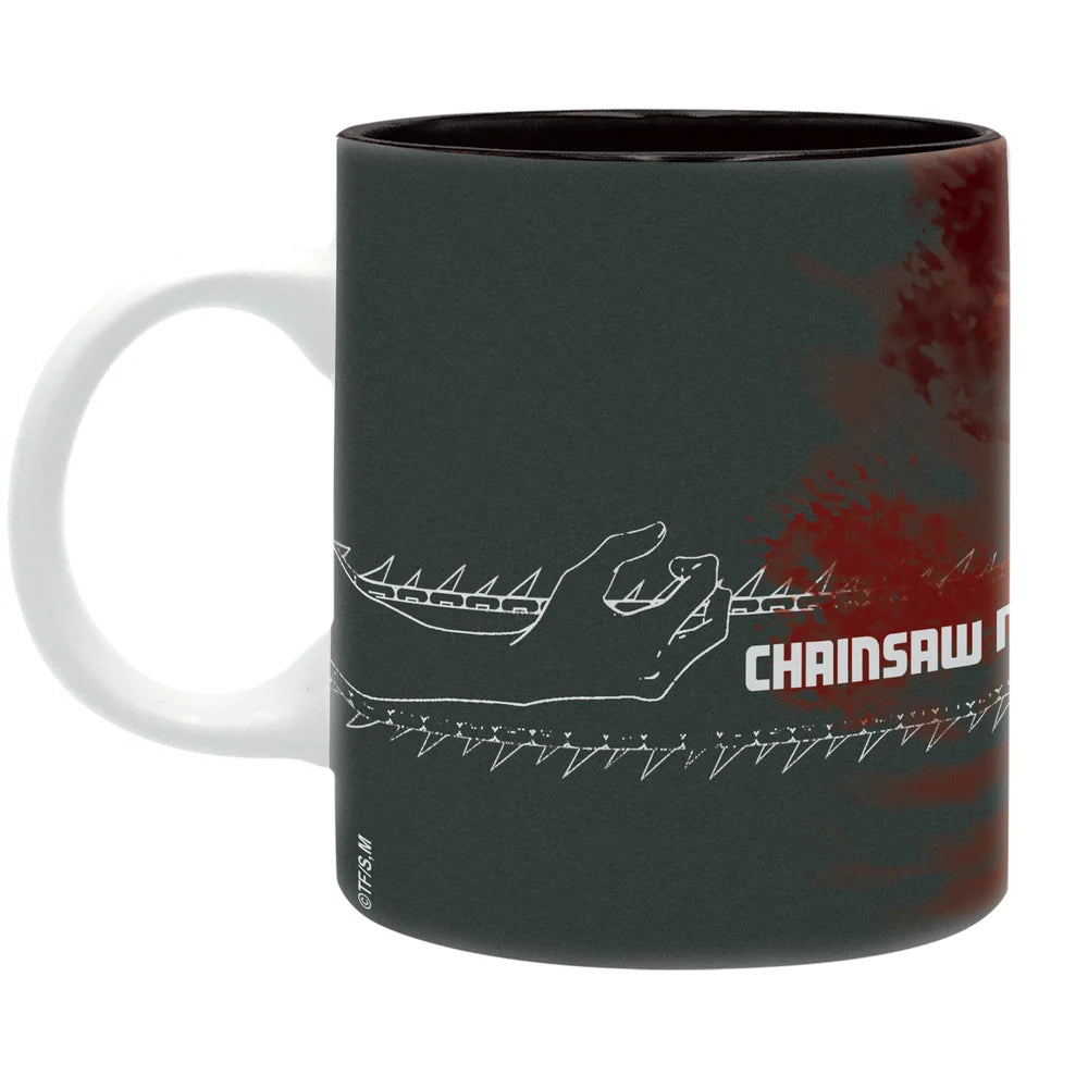Chainsaw Man Red & Blood 320ml Ceramic Mug