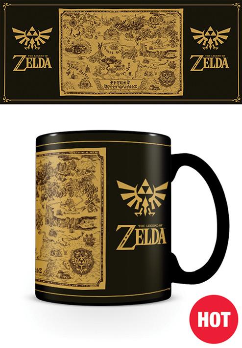 THE LEGEND OF ZELDA (MAP SILHOUETTE) HEAT CHANGE MUG