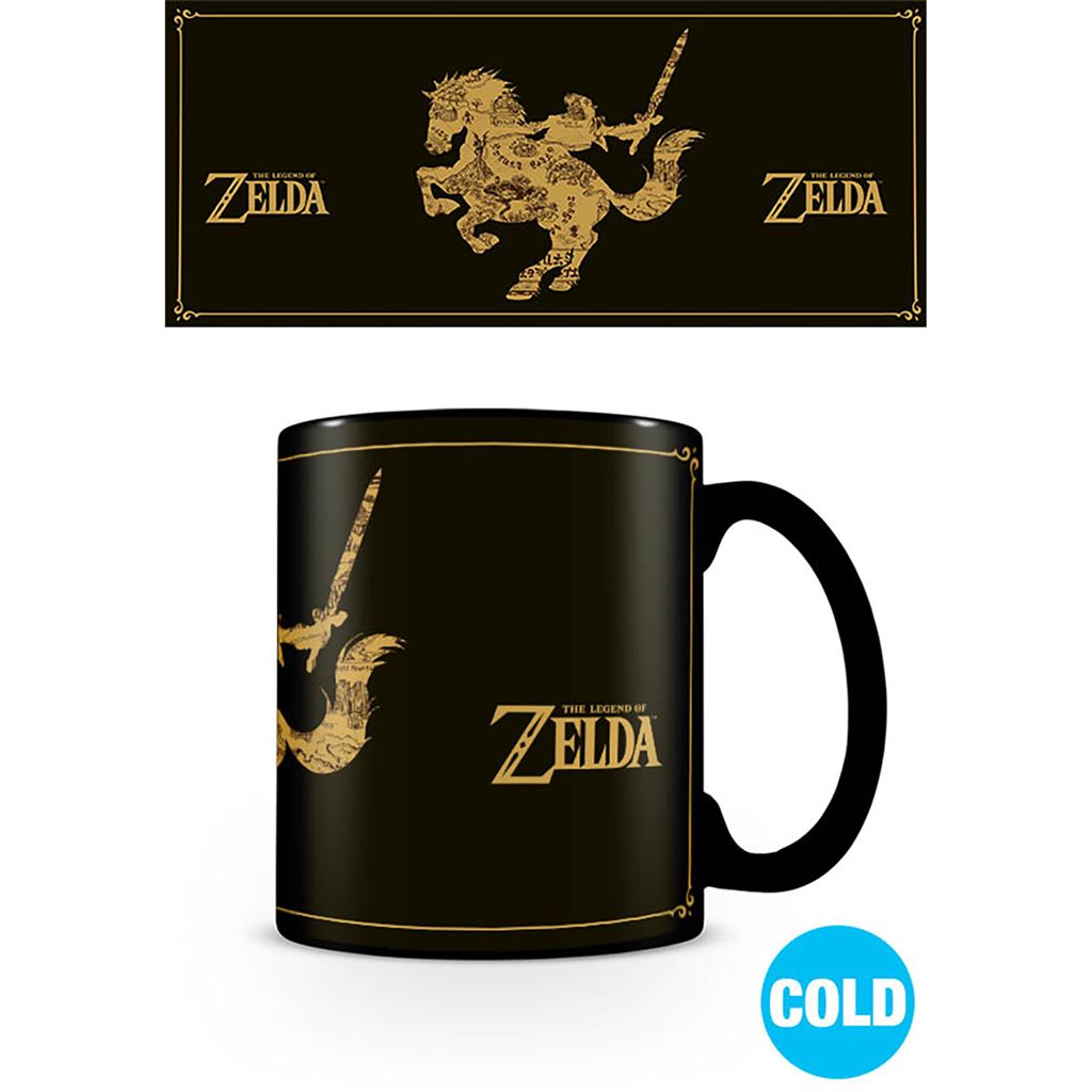 THE LEGEND OF ZELDA (MAP SILHOUETTE) HEAT CHANGE MUG