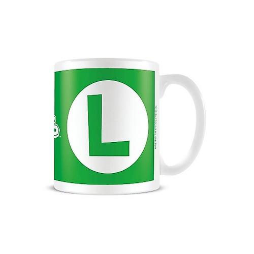 SUPER MARIO (LUIGI INITIAL) WHITE POD MUG