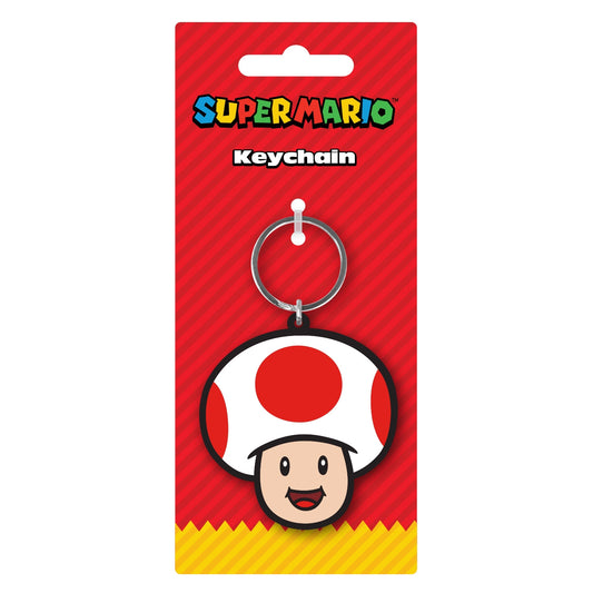 SUPER MARIO (TOAD) PVC KEYCHAIN
