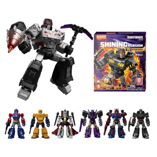 Blokees Transformers Plastic Model Kit Shining Version 03 Shattered Universe Blind Box
