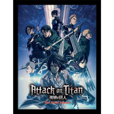 Attack On Titan S4 (Strike Team) Framed Print