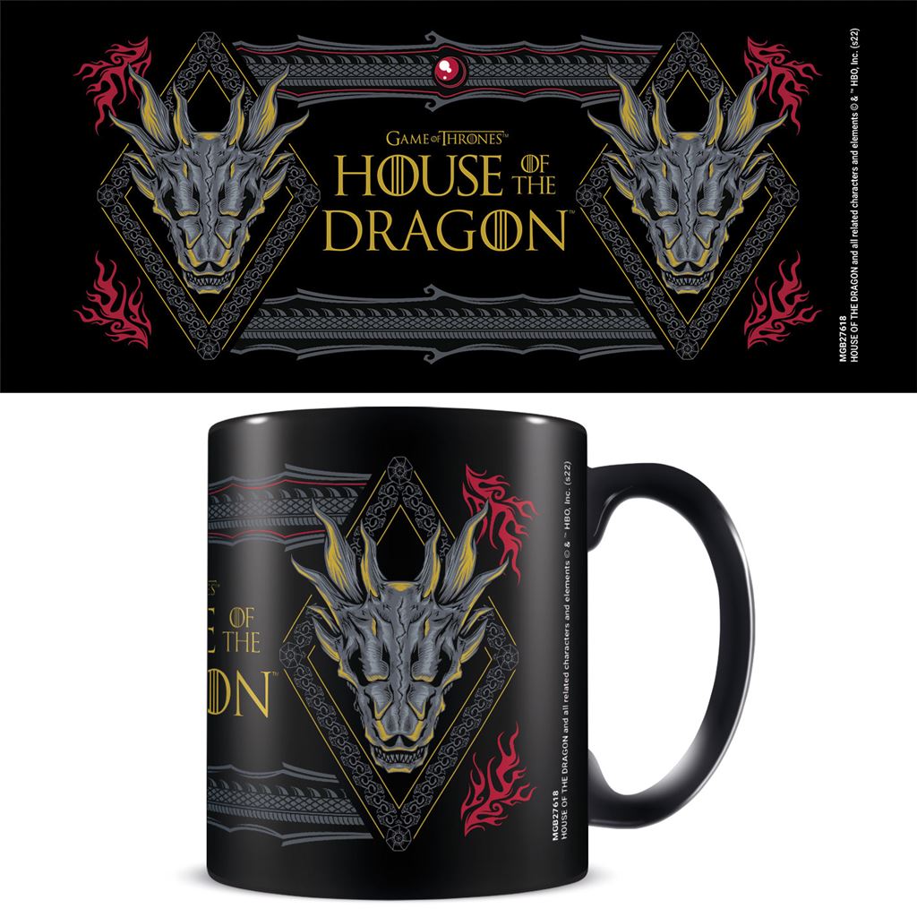 HOUSE OF THE DRAGON 1 BLACK MUG