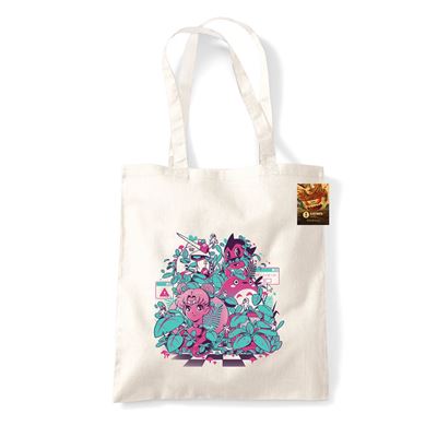Anime Wave Tote Bag