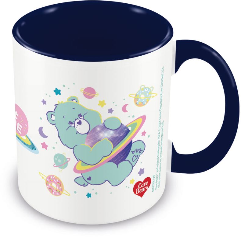CARE BEARS (COSMIC BEARS) DARK BLUE INNER COLOURED MUG