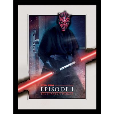 Star Wars (Darth Maul) Breakout Collector Print (Framed)