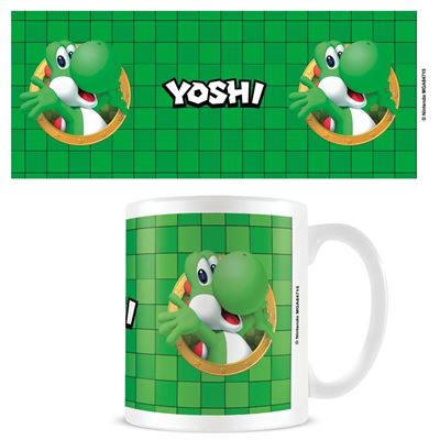 Super Mario (Yoshi 3d Port) White Pod Mug
