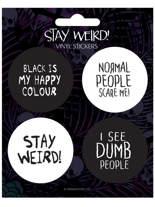 Stay Weird Vinyl Sticker Set