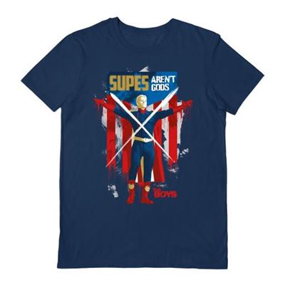The Boys Sups Aren't Gods Navy Unisex T-Shirt