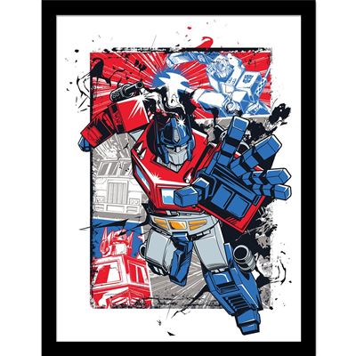 Transformers (Optimus Prime) Collector Print Framed