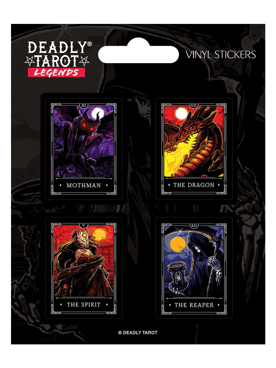 Deadly Tarot Legends Vinyl Sticker Set