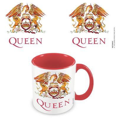 Queen (Crest) Red Coloured Inner Pod Mug