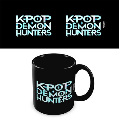 K-POP DEMON HUNTERS (K POP LOGO) BLACK POD MUG