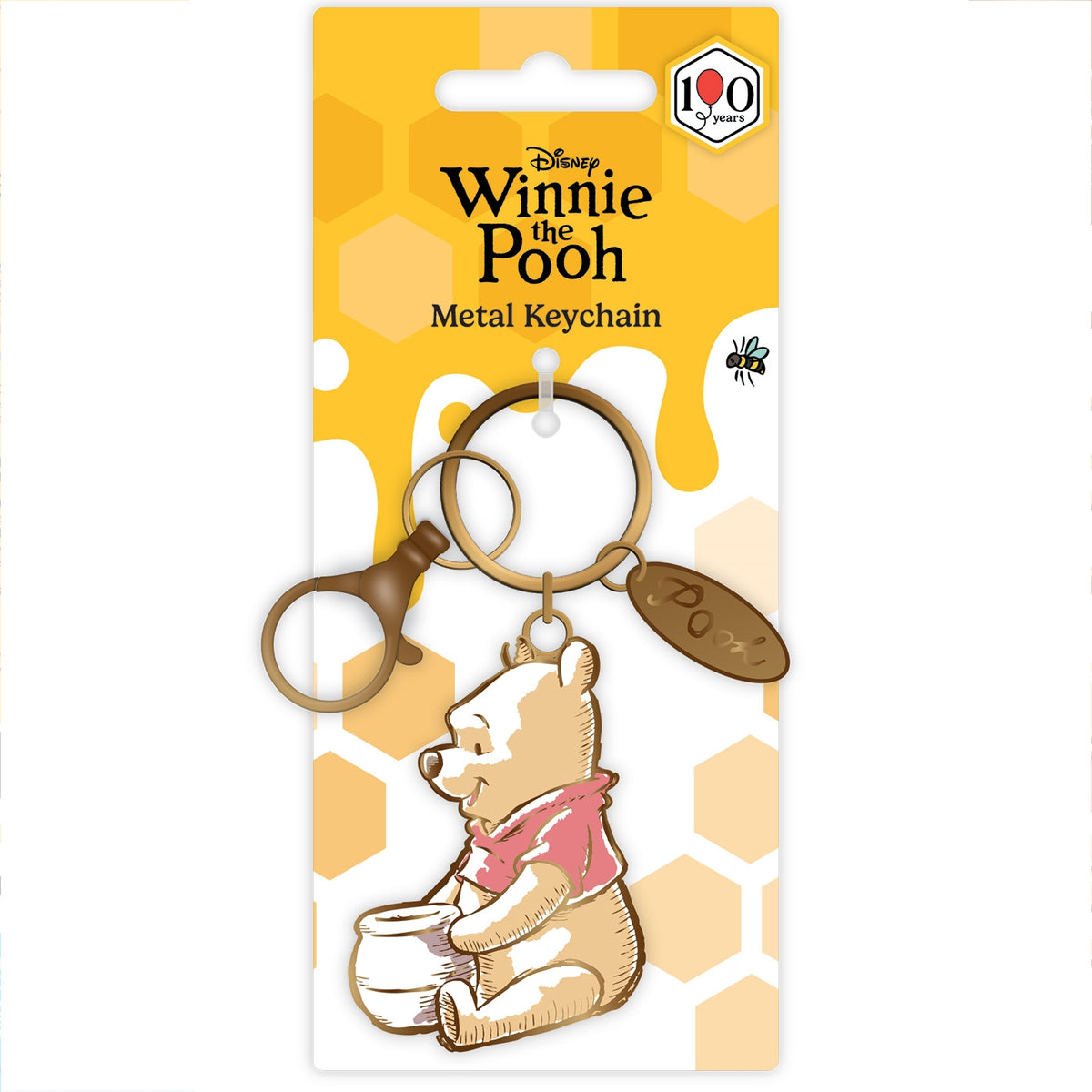 WINNIE THE POOH (HUNNY) METAL KEYCHAIN