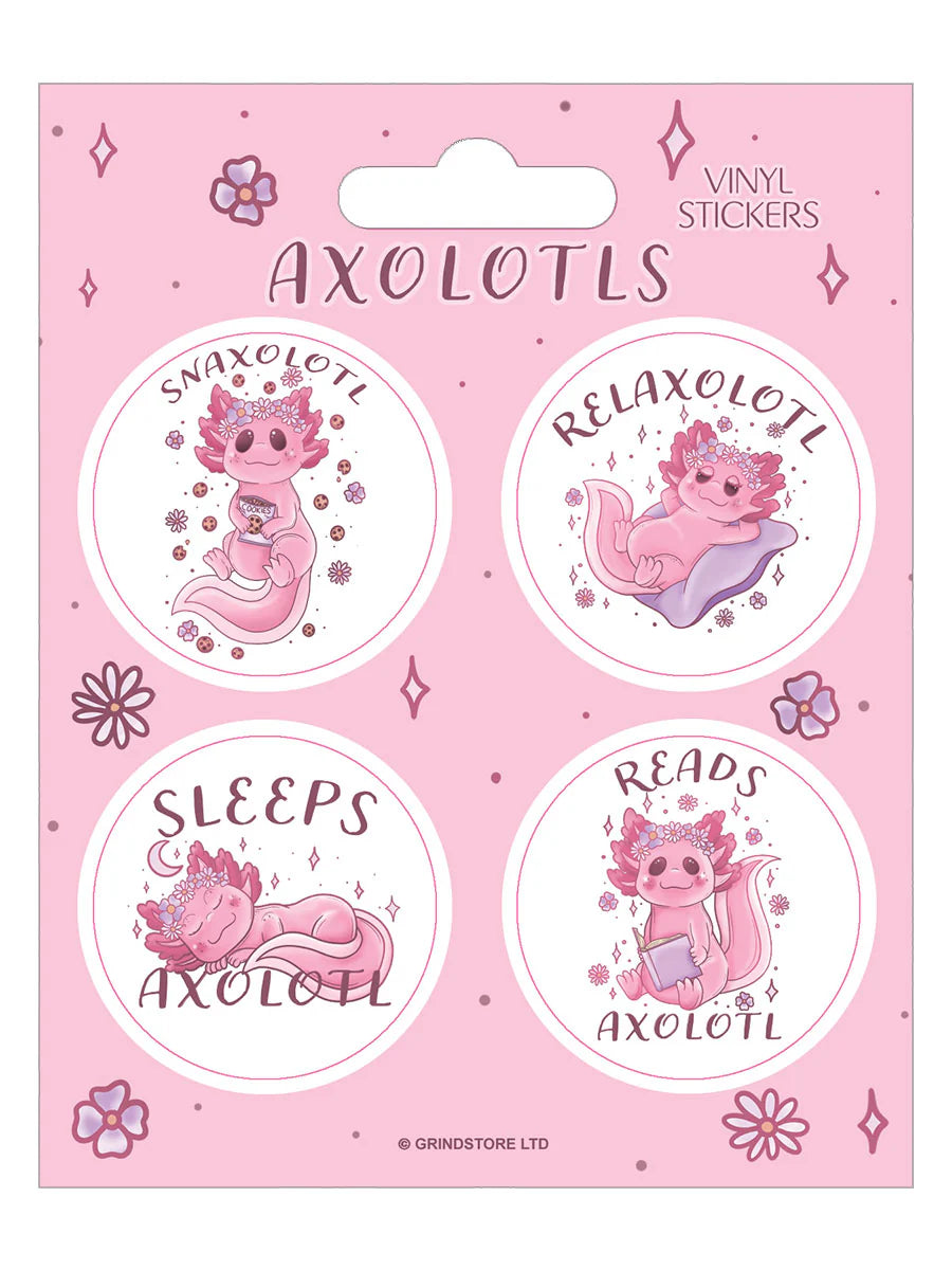 Axolotls Sticker Set