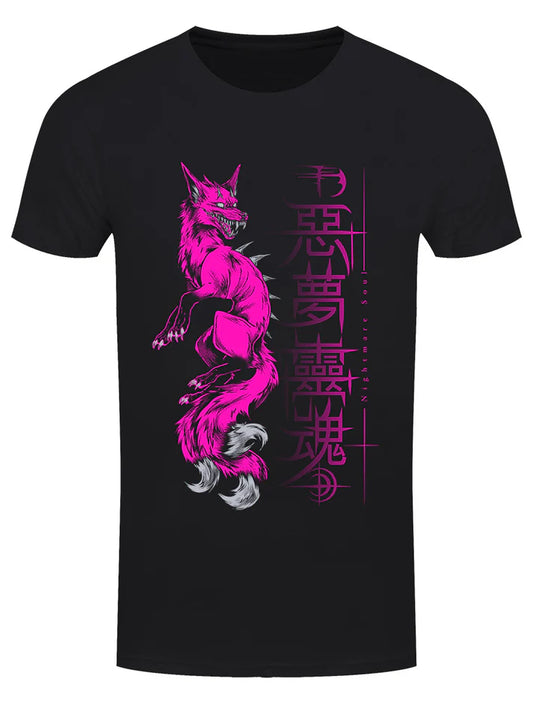 Pinku Kult Nightmare Men's Black T-Shirt