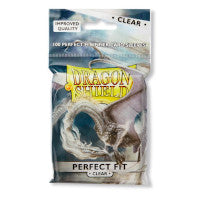 Standard Size Dragon Shield - Perfect Fit Sleeves 100pk - Clear