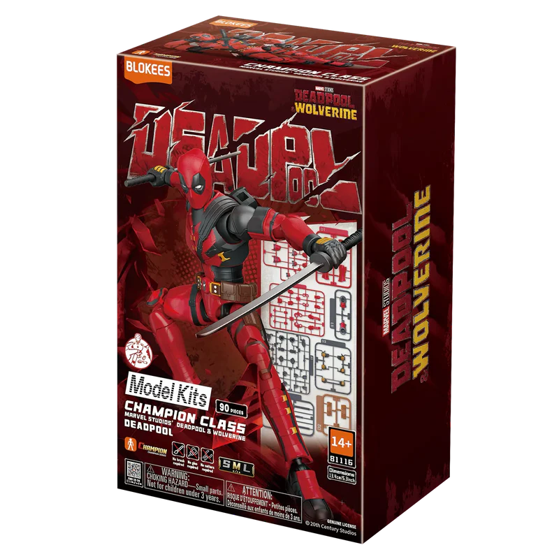Blokees Marvel Deadpool & Wolverine Champion Class Deadpool Model Kits