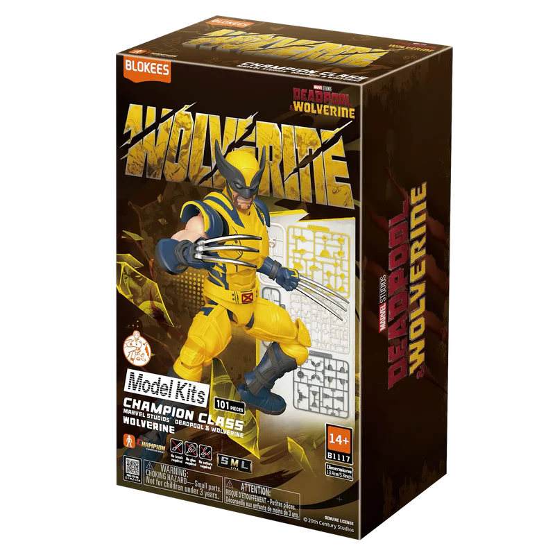 Blokees Marvel Deadpool & Wolverine Champion Class Wolverine Model Kits
