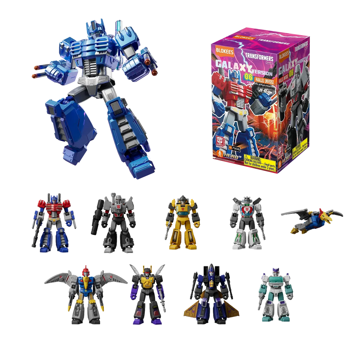 Blokees Transformers Galaxy Version 06 Parallel Universe Blind Box