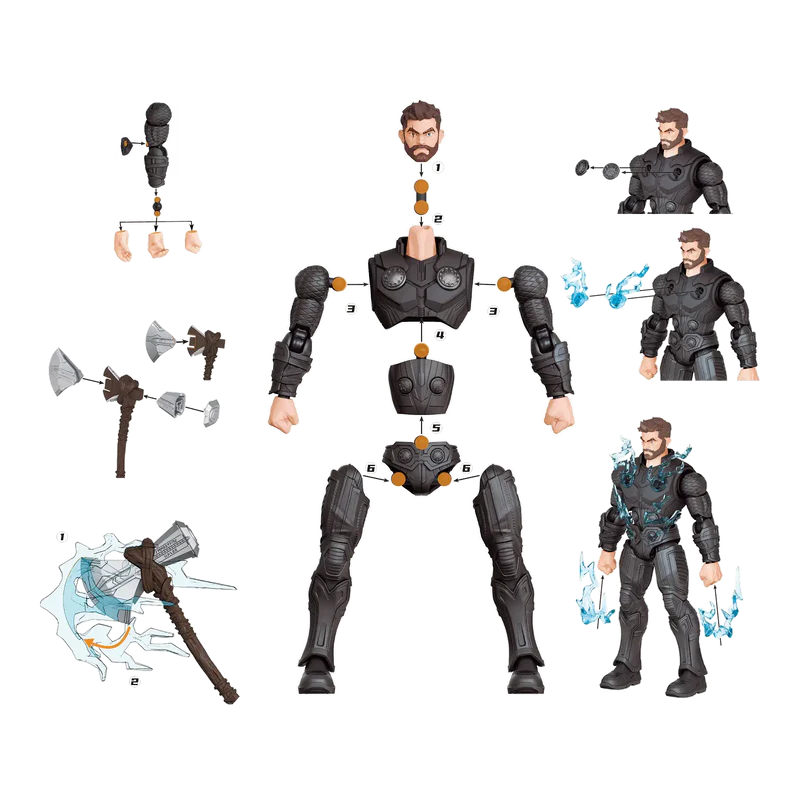 Blokees Marvel Infinity Saga Champion Class Thor Model Kits