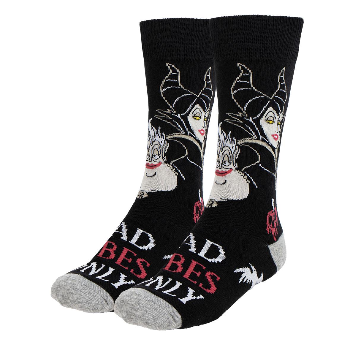 3 PIECES SOCKS SET DISNEY VILLANAS