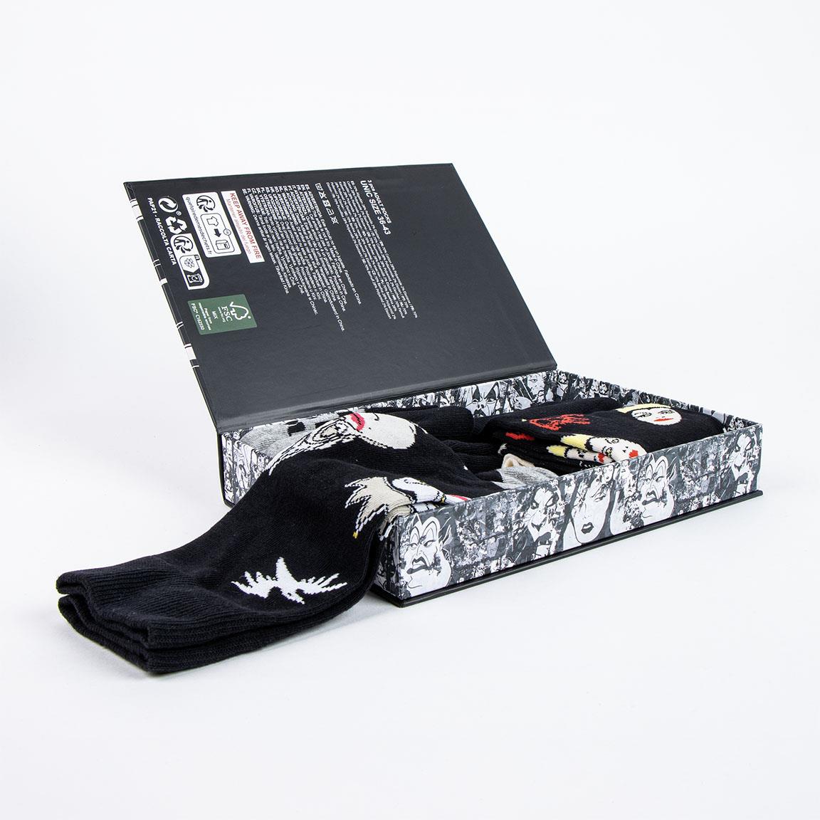 3 PIECES SOCKS SET DISNEY VILLANAS