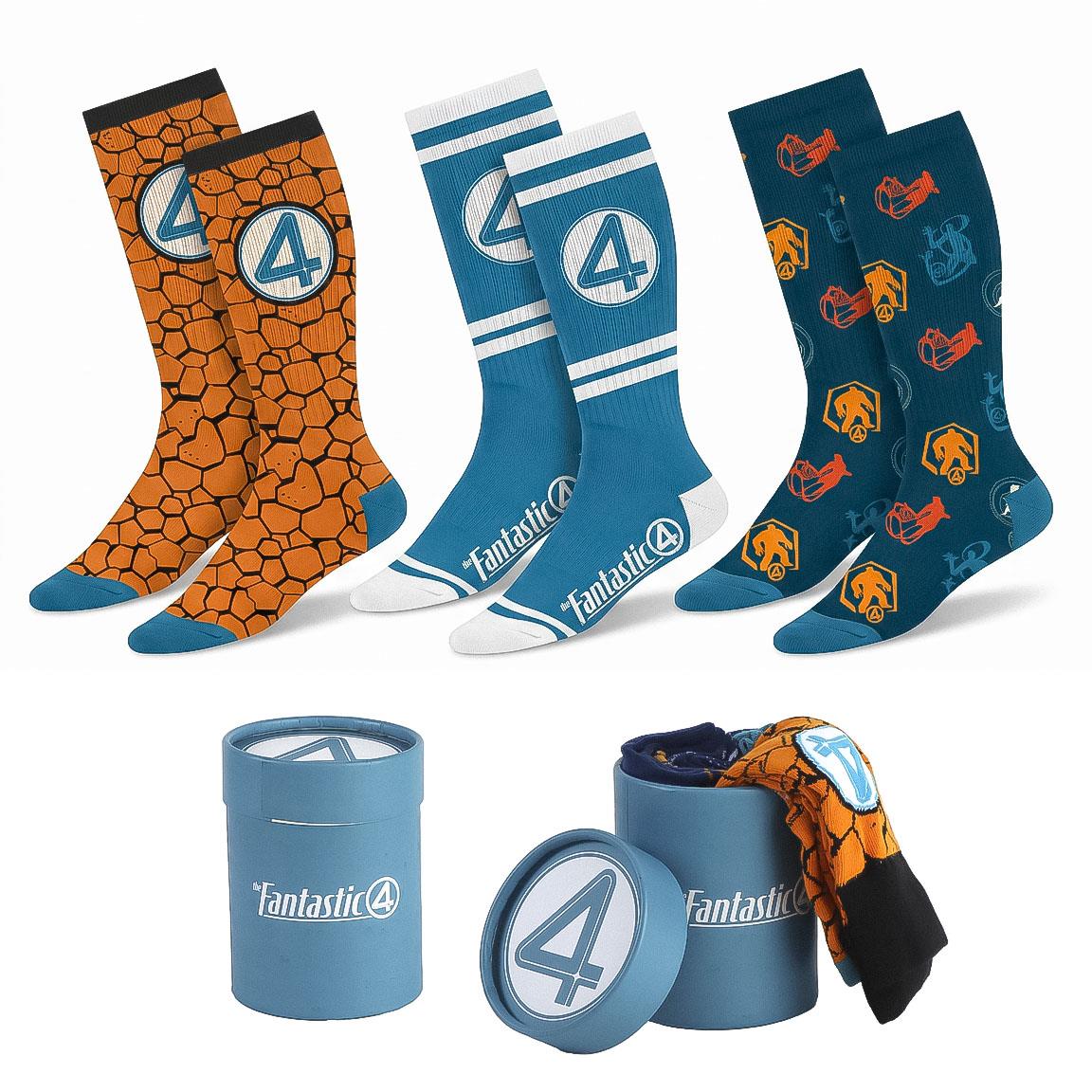 SOCKS PACK 3 PIECES FANTASTIC 4