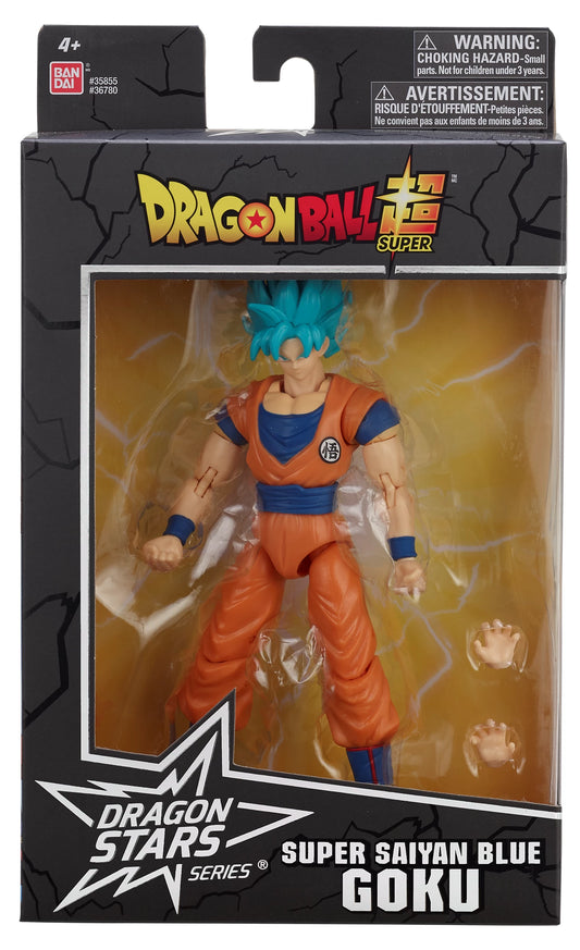 Bandai Anime Heroes Action Figure - Dragonball Stars Super Saiyan Blue Goku V2