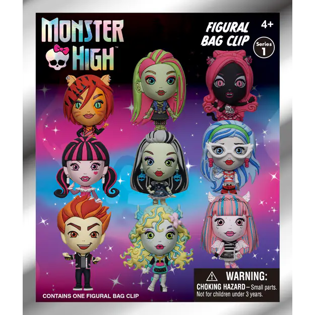 Monster High 3D Series 1 Bag Clips