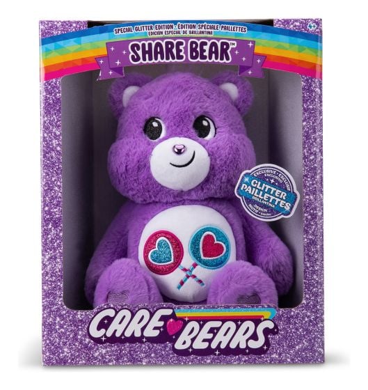 Care Bears 14" Glitter Belly Share Bear Plush