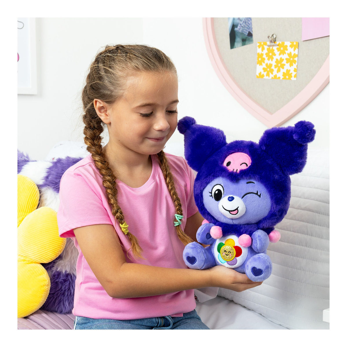 Care Bears 25cm - Kuromi as Harmony Bea