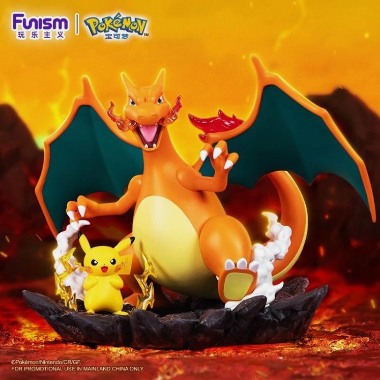 Pokemon Prime Figure Pikachu & Charizard