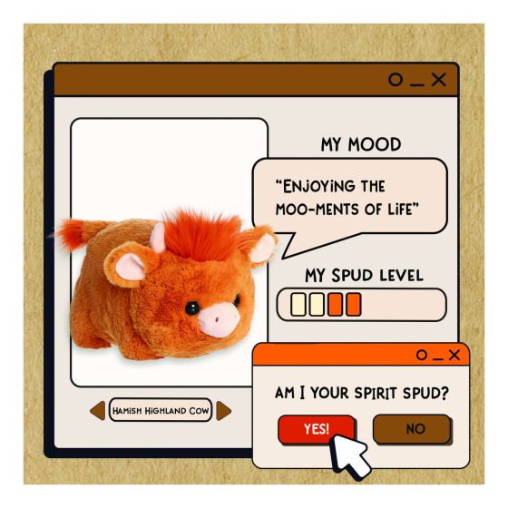 Spudsters Hamish 10" Highland Cow