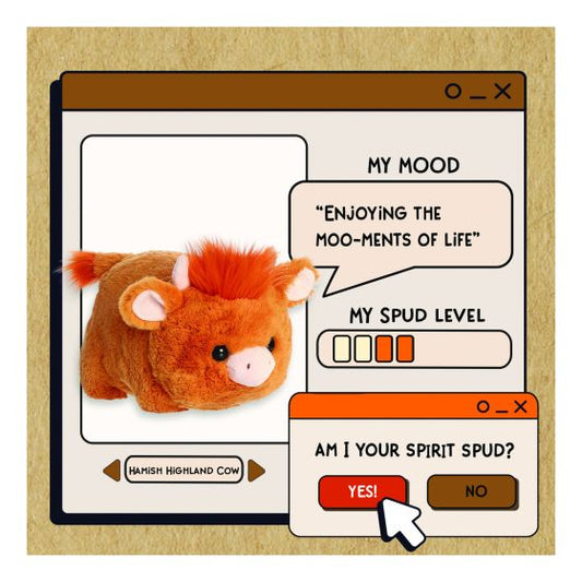 Spudsters Hamish 10" Highland Cow