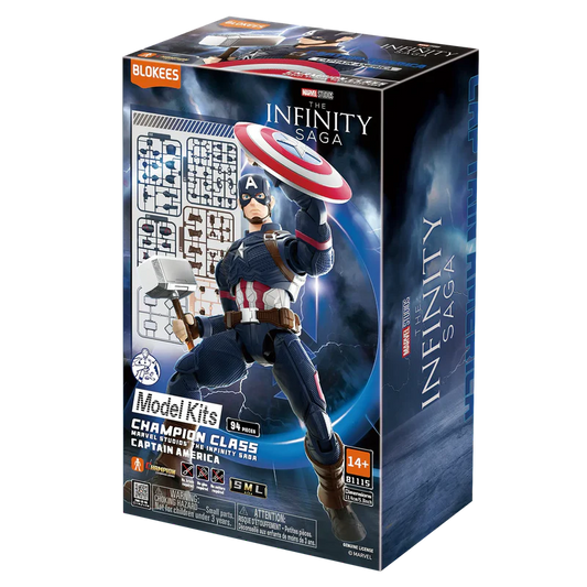 Blokees Marvel Infinity Saga Champion Class Captain America Model Kit