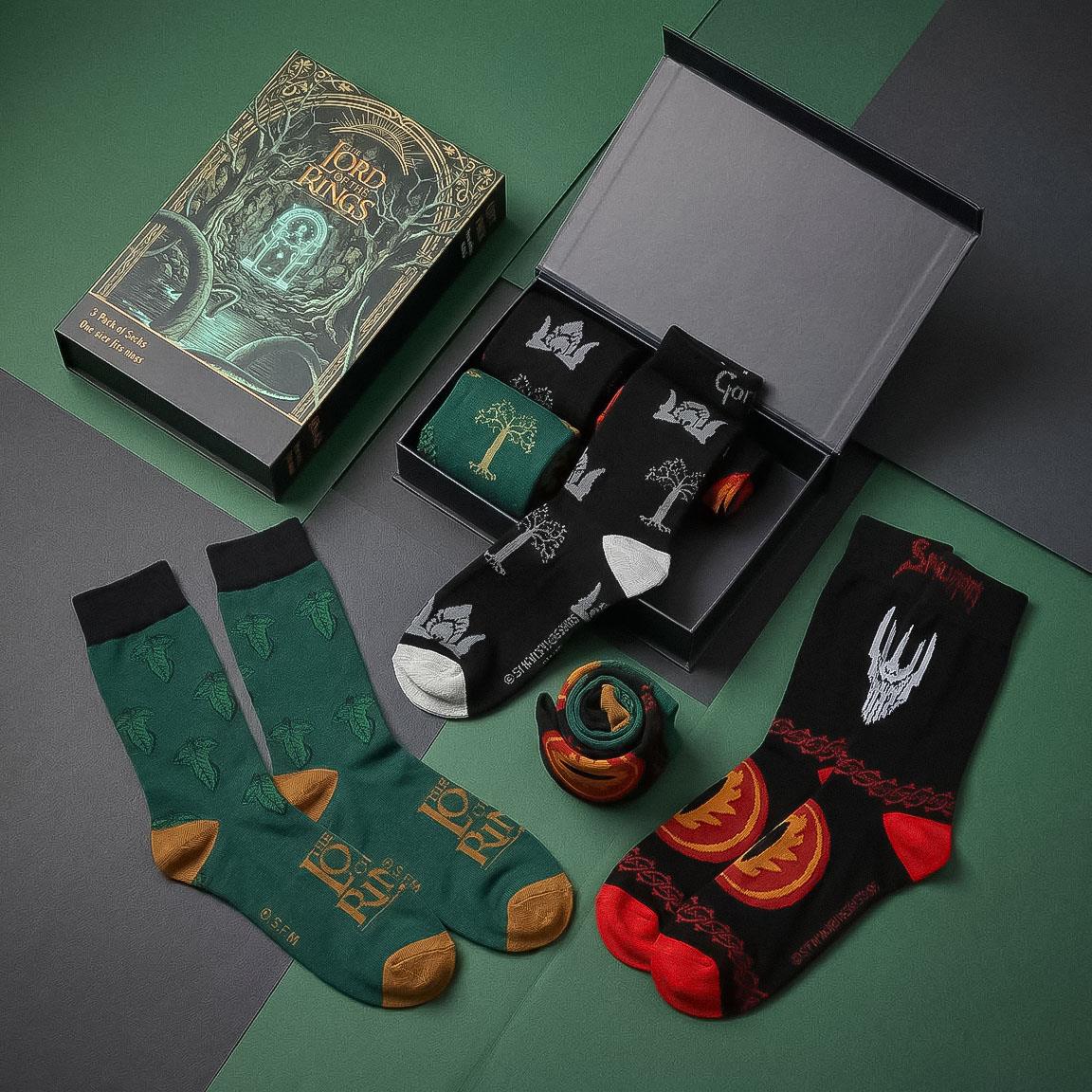 SOCKS PACK 3 PIECES LORD OF THE RINGS