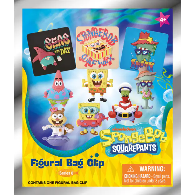 Nickelodeon SpongeBob Series 8 Bag Clips – Angry Cherry