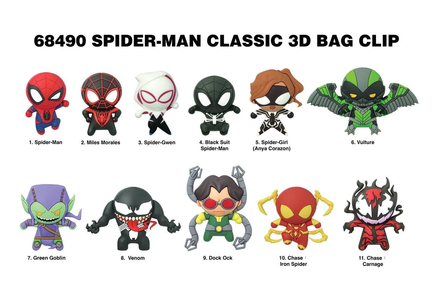 Spider-Man - Classic Series Bag Clips Blind Bag